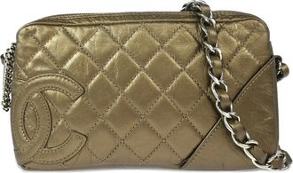Chanel Borsa a spalla Cambon Ligne trapuntata 2007 - Oro