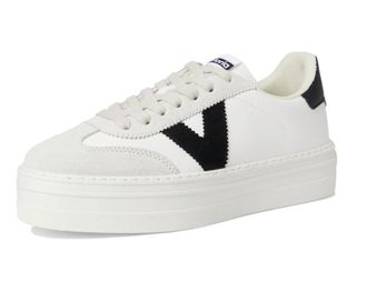 Victoria Womens Barcelona Ciclista Sneakers In White & Black