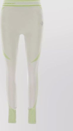 Casablanca seamless leggings contrast trim elastic waistband