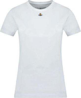 Vivienne Westwood Orb Peru T-Shirt - Dames - T-shirts - Wit - S - Katoen - Tops