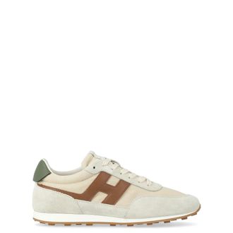 Hogan Athletic Sneaker - Heren - Sneakers - Beige - 44 EU - Leer - Schoenen