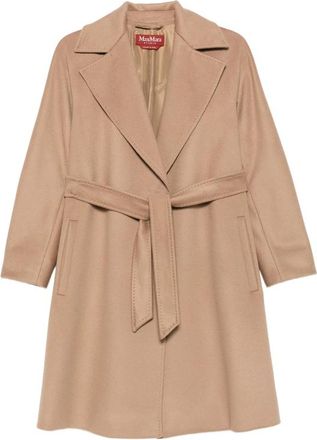 Max Mara Dravenna Belted Notch-lapels Coat