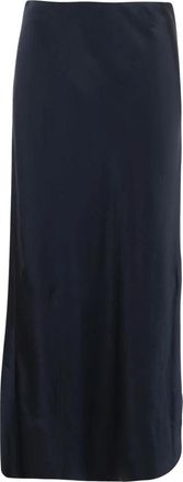 Vince Naia Acetate Lange Rok - Dames - Midirokken - Blauw - L - Rokken