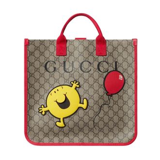 Gucci Tote Bags, female, Brown, Size: ONE SIZE GG Tote Bag with Print