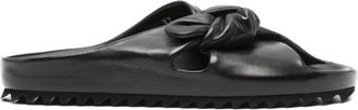 Officine Creative Pelagie 023 - Dames - Sandalen - Zwart - 38 1/2 EU - Leer - Schoenen