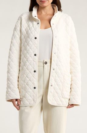 Tommy Bahama Puff Jacquard Barn Jacket in Coconut at Nordstrom, Size X-Large