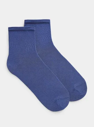 Hue Womens Solid bamboo rayon socks