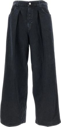 Haikure Wijde broek - Dames - Loose Fit Jeans - Grijs - W27 - Katoen - Jeans