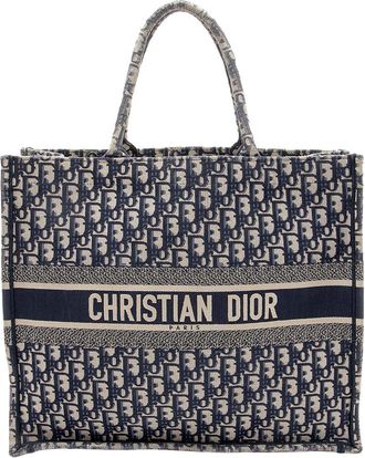 Dior Oblique Large Book Tote (Authentic Pre-Loved)