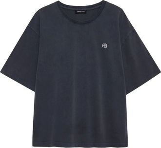 Anine Bing T-shirt Rudy con stampa grafica - Nero