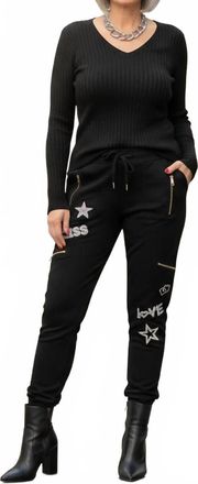 Made in Italy The Chic Rebel Italian Magic Pants In Black