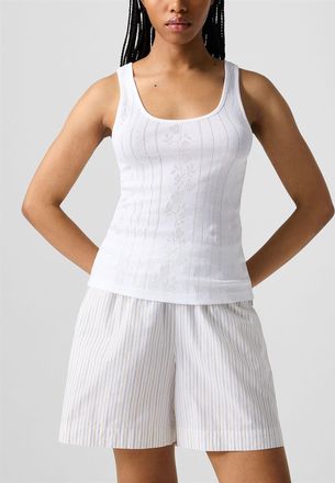 Skall Studio Womens Ana pointelle Cami Top