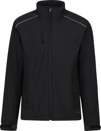 Regatta Sandstom Workwear Softshell Jacket in Black And Black at Nordstrom, Size Xxx-Large