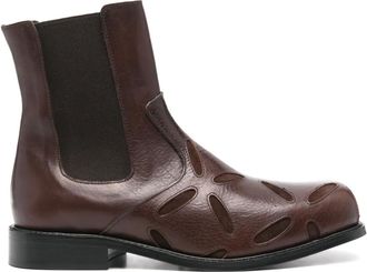 Stefan Cooke Stivali Slashed - Marrone