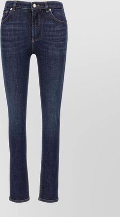 Dolce & Gabbana slim fit denim trousers with five pockets