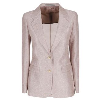 Tagliatore Blazers, female, Pink, Size: L Blazer J-Parigi