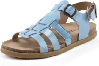 Nature Footwear Schoenen, Dames, Blauw, 36 EU, Leer, Mette Sandal Leer
