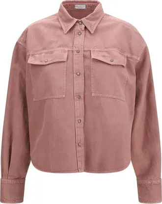 Brunello Cucinelli Multicolor Denim Womens Shirt