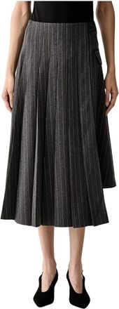Karl Lagerfeld Dames, Rokken, Grijs, Maat: L Viscose
