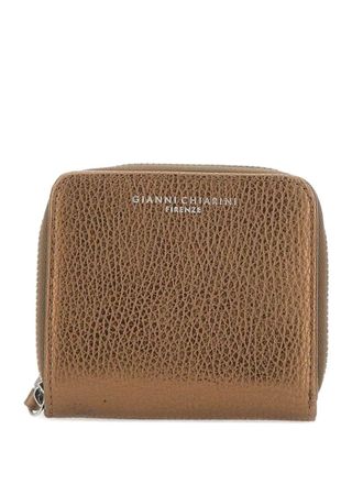 Gianni Chiarini zip-around logo-detail wallet - Brown