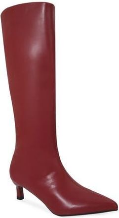 Berness Samara Kitten Heel Knee High Boot in Burgundy at Nordstrom Rack, Size 10