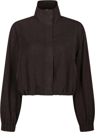 Neo Noir Felicity Zip Jacket - Dames - Jassen - Bruin - Maat: M Poliester