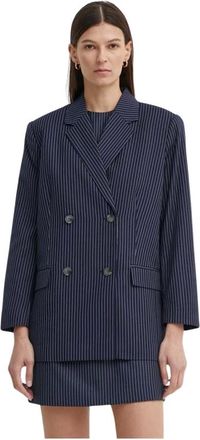 2nd Day Herman Blazer - Dames - Blazers - Blauw - M - Leer - Jassen