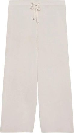 Elena Miro Stijlvolle damesbroek - Dames - Wijde Broeken - Beige - L - Broeken