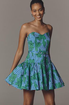 Hutch Junie Strapless Belted Mini Dress