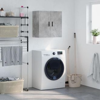 vidaXL Wall Cabinet Concrete Grey 60x31x60 cm Engineered Wood Vidaxl