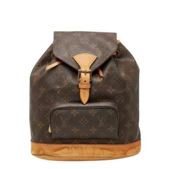 Louis Vuitton Pre-owned Backpacks, female, Brown, Size: ONE SIZE Pre-owned Vintage Canvas Backpack