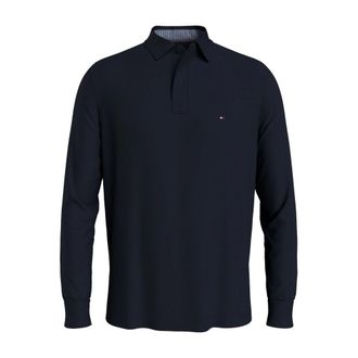 Tommy Hilfiger Tops, Heren, Blauw, S, Katoen, Polo shirts