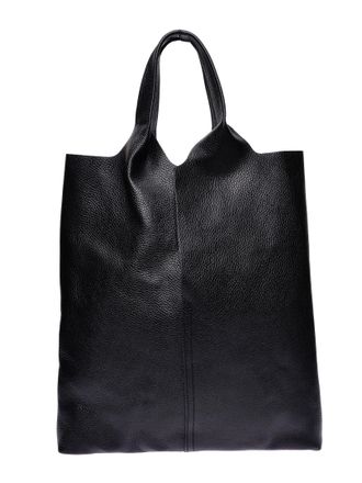 Anna Luchini Zwart Rundleer Tas