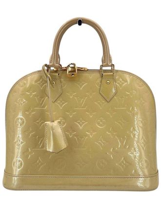 Louis Vuitton Yellow Patent Leather Alma (Authentic Pre-Loved)