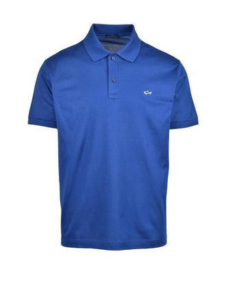 Paul & Shark Blue Cotton Classic Polo Shirt