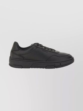 HUGO BOSS round toe rubber sole sneakers
