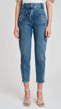 Derek Lam Alexa High Rise Jeans In Medium Wash