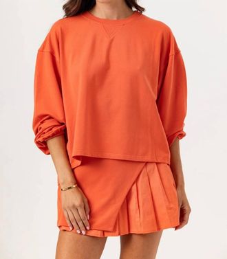 Sundays Marris Pullover Top In Dune