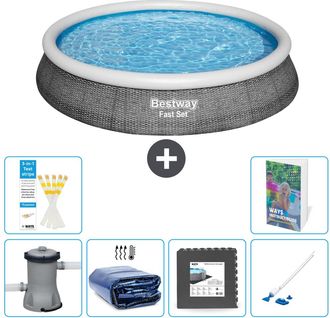 Bestway Piscina Bestway Fast Set Redonda - 396x84 Cm - 7-piezas S315