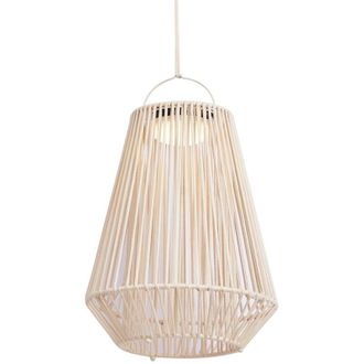 QAZQA Bohemio L&aacute;mpara De Mesa Bohemia Beige Con Led, Regulable En 3 Pasos, Ip54, Recargable Por Energ&iacute;a Solar - Duca Pl&aacute;stico Redonda Incluye Led Max. 1 X 2