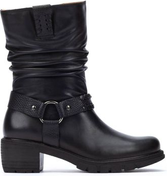 Pikolinos Womens San Sebastian Tall Ankle Boots In Black