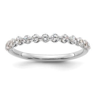 Diamond2Deal 14k Gold Lab Grown Diamond Wedding Band Ring 1/2Ct Clarity- VS Color- D-E