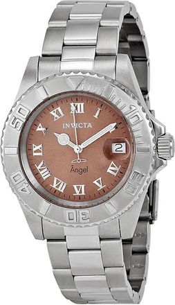 Invicta Angel Brown Dial Stainless Steel Ladies Watch 14362