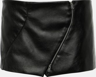 Aya Muse Zip-detail miniskirt