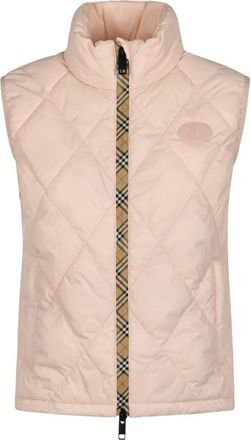 Burberry Cheswick Gilet - Dames - Bodywarmers - Roze - S - Polyester - Jassen
