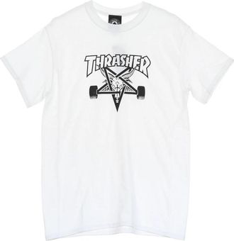 Thrasher Skate Goat Tee Wit/Zwart - Heren - T-shirts - Wit - M - Katoen - Tops