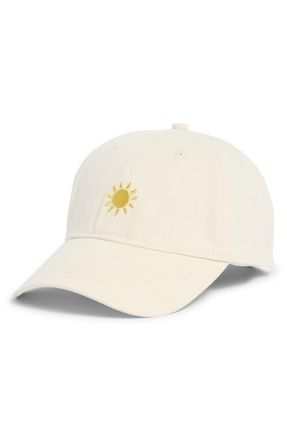 Frasier Sterling Soleil Baseball Cap in Cream at Nordstrom