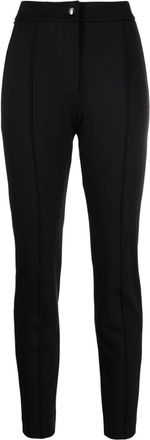 Moncler slim-leg technical-jersey trousers - women - Polyamide/Spandex/Elastane - 42 - Black