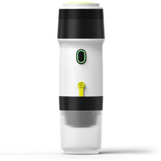 OEM Cafetera El&eacute;ctrica Port&aacute;til Inal&aacute;mbrica 3 En 1 Crezuo, Mini Cafetera Con Cable De Carga Usb, Ideal Para Viajes En Coche, Para Caf&eacute; Molido, C&aacute;psulas Y 