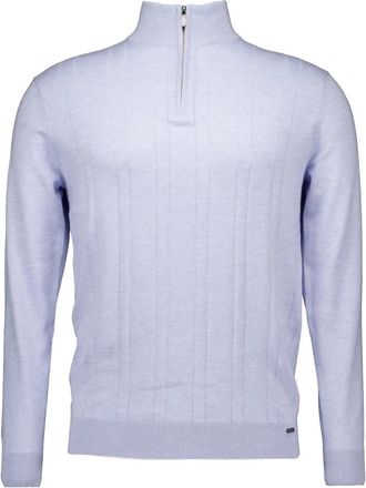 Gentiluomo Turtle zip ls sweaters lichtblauw - Heren - Coltruien - Blauw - 2XL - Truien & Vesten